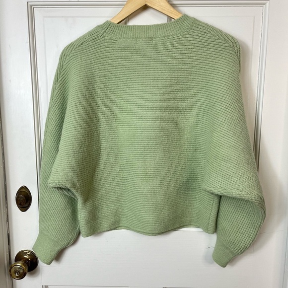 Lush Chunky Knit Fresh Green Sweater - Picture 3 of 4